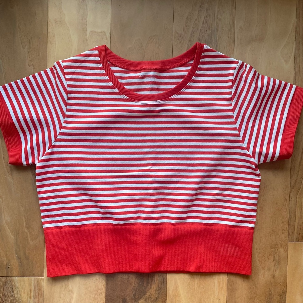 aerie sidewalk cropped t-shirt